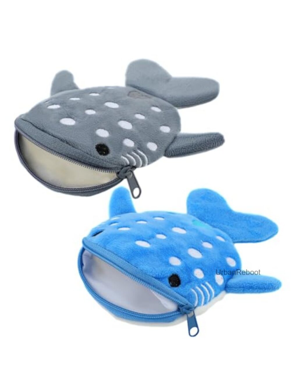 Plush Mini Coin Purse Set Zipper Pouch Wallet for Coins Cards Keys